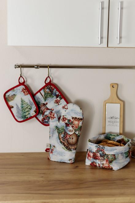 Новорічний кошик універсальний Різдвяне багаття