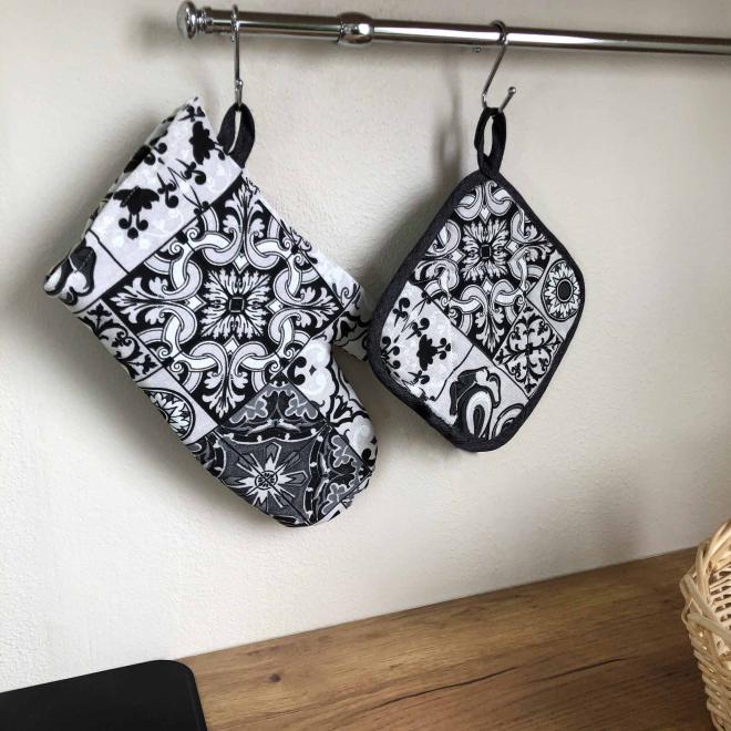 Набір кухонний Milan (прихватка, рукавиця, фартух)