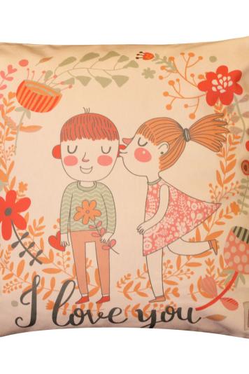 Декоративная наволочка I Love you
