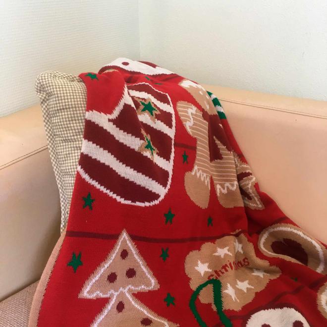 Плед новорiчний Печиво