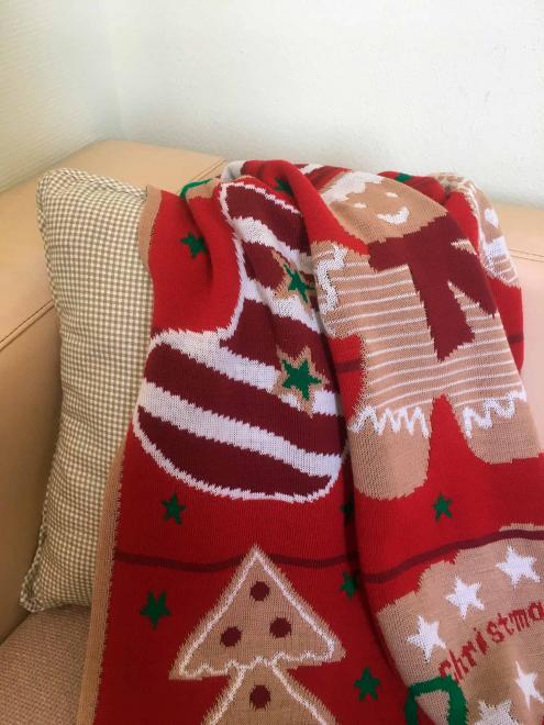 Плед новорiчний Печиво