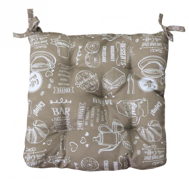 Подушка на стул Breakfast Beige