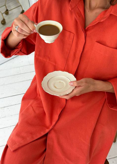 Брючний костюм жіночий Корал