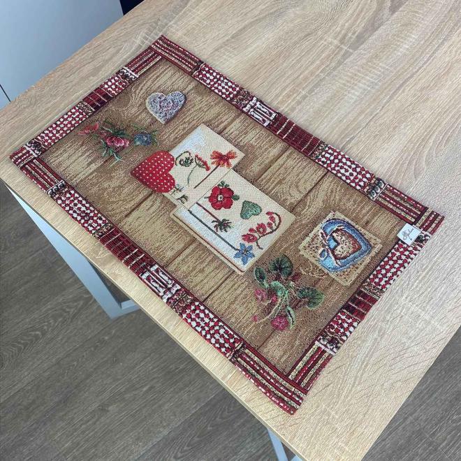 Гобеленовая салфетка Wooden