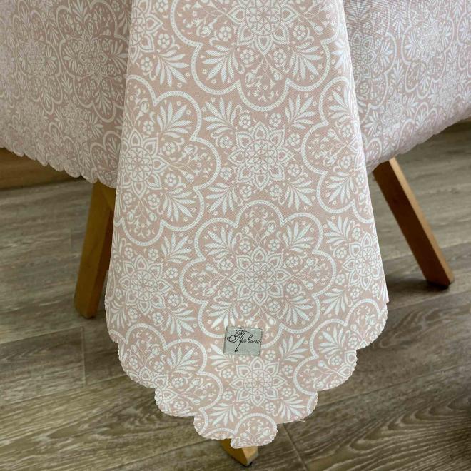 Водоотталкивающая скатерть Симфони Lace on powder
