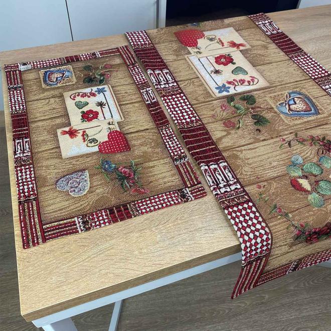 Гобеленовая салфетка Wooden