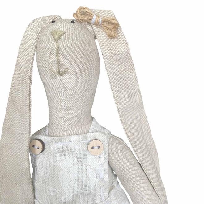 Декоративная игрушка Зайка White Rose