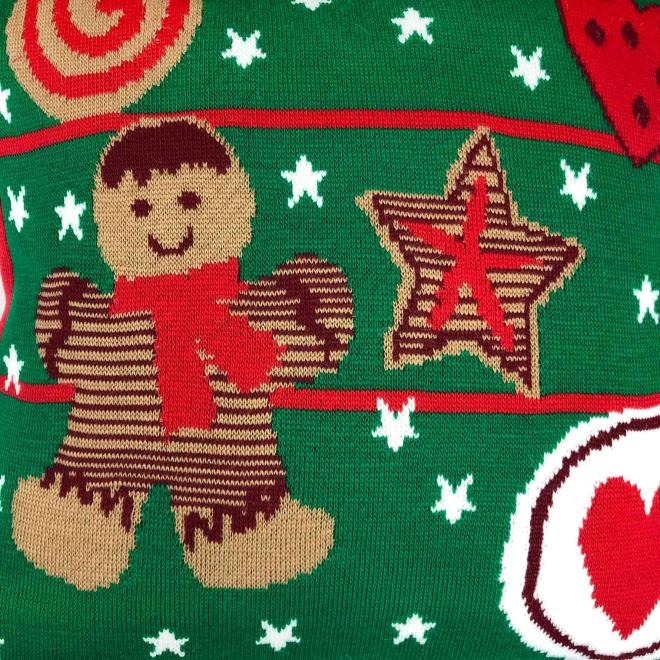 Декаортивна подушка Печиво зелена