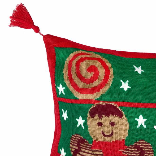 Декаортивна подушка Печиво зелена